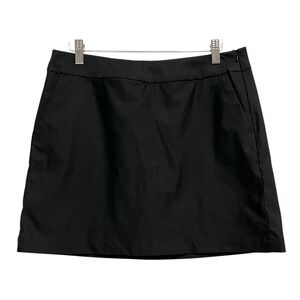 Nike Golf Dri-FIT‎ Skort Womens 8 Black Activewear Sporty Tenniscore Preppy